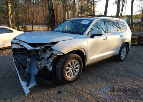 2024 Toyota Grand Highlander Xle из США, поврежденный, VIN 5TDAAAB50RS026804